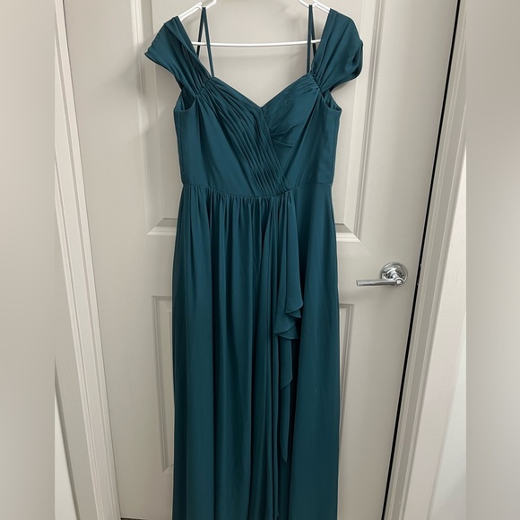 Azazie bridesmaid dress, color: Pine - Picture 1 of 3